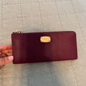 Michael Kors Wallet with Gold Hardware